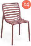 Комплект пластиковых стульев Doga Bistrot Set 4