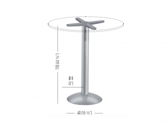 Подстолье металлическое барное-thumbs-Фото3