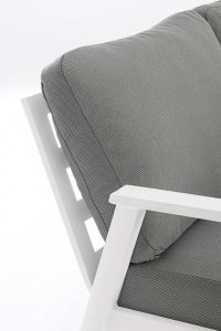 Комплект лаунж мебели Garden Relax Flaminio алюминий, олефин белый Фото 8