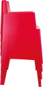 Кресло пластиковое Siesta Contract Box полипропилен красный Фото 20