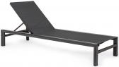 Шезлонг-лежак текстиленовый Garden Relax Skipper алюминий, текстилен антрацит Фото 1