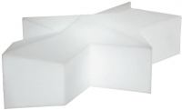 Пуф пластиковый светящийся Glace Lighting IN