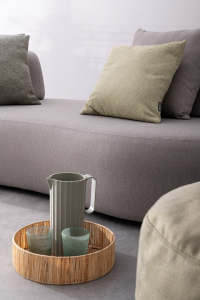 Диван трехместный с подушками Garden Relax Cooper алюминий, сталь, олефин графитовый Фото 10