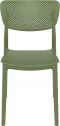 Стул пластиковый Siesta Contract Lucy стеклопластик оливковый Фото 6