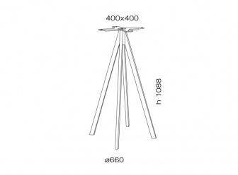 Подстолье металлическое барное-thumbs-Фото3