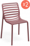 Комплект пластиковых стульев Doga Bistrot Set 2