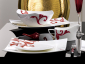 Столовый сервиз Royal Bone China Araya red фарфор белый Фото 1
