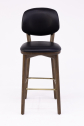 Стул барный с обивкой Caris Hampton Bar граб, фанера, ткань Фото 5