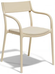 Кресло пластиковое с обивкой-thumbs-Фото1