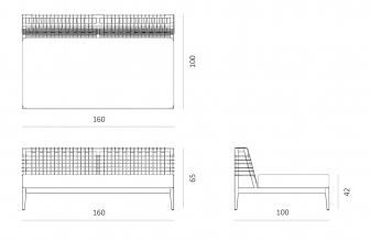 Модуль центральный плетеный с подушкой-thumbs-Фото3