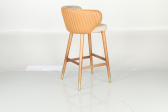 Кресло барное с обивкой Caris Hurk граб, металл, ткань Фото 17