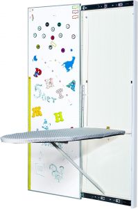 Доска гладильная встроенная Belboard Magnetica железо, дерево белый Фото 1