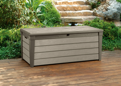 Сундук пластиковый Keter Brushwood Storage Box полипропилен серо-коричневый Фото 4
