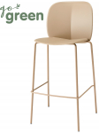 Стул пластиковый барный Mentha Go Green