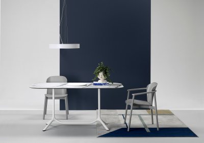 Подстолье двойное металлическое складное Scab Design Tripe Double Folding сталь белый Фото 6