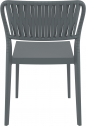 Стул пластиковый Siesta Contract Portofino стеклопластик, полипропилен темно-серый Фото 9