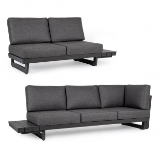 Комплект лаунж мебели Garden Relax Infinity алюминий, олефин антрацит Фото 3