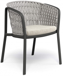 Кресло металлическое с подушкой-thumbs-Фото1