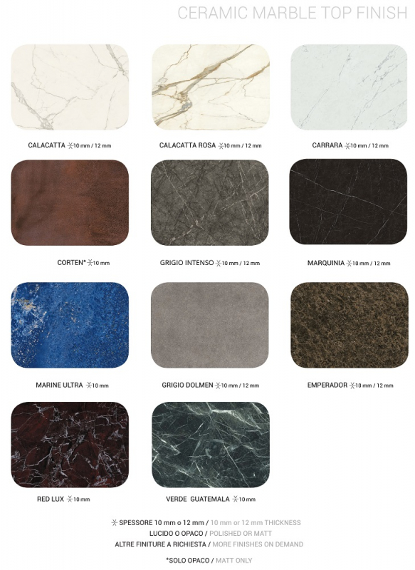 Столешница керамическая Ceramic Marble