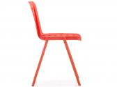 Стул пластиковый PEDRALI Koi-Booki алюминий, стеклопластик красный Фото 5