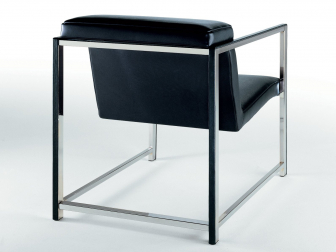 Кресло металлическое с обивкой-thumbs-Фото3