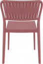 Стул пластиковый Siesta Contract Portofino стеклопластик, полипропилен марсала Фото 8