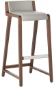 Стул барный с обивкой Potocco Linus бук, сталь, искусственная кожа Фото 1