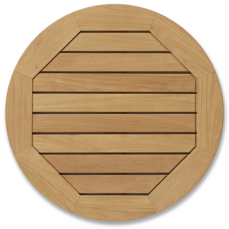 Столешница деревянная круглая Natural Teak