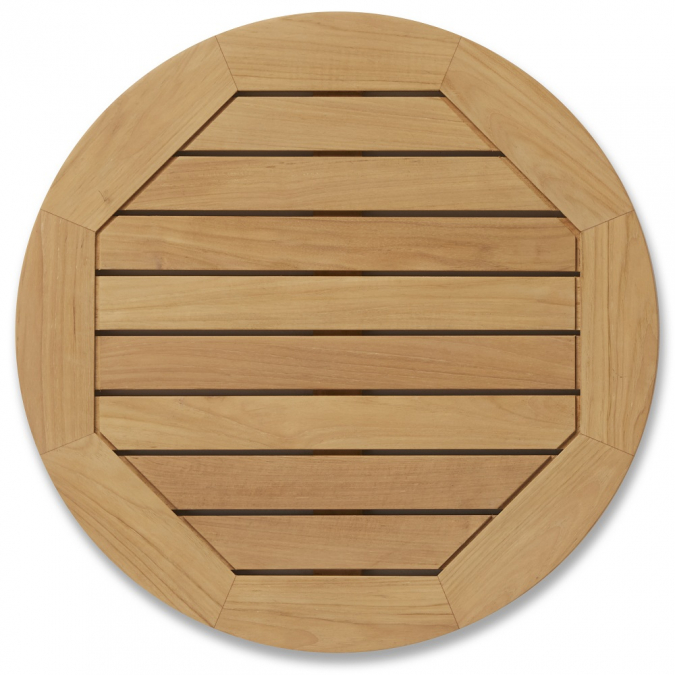 Столешница деревянная круглая Natural Teak