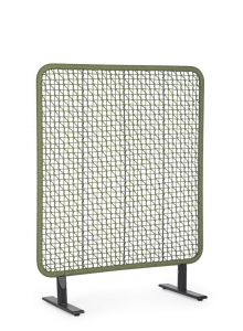 Ширма декоративная Garden Relax Babilo алюминий, роуп антрацит, зеленый Фото 1