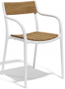Кресло пластиковое Vondom Madison Wood полипропилен, дерево белый, деревянный Фото 1