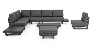Комплект лаунж мебели Garden Relax Infinity алюминий, олефин антрацит Фото 18