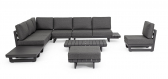 Комплект лаунж мебели Garden Relax Infinity алюминий, олефин антрацит Фото 18