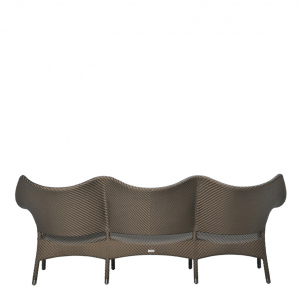 Диван трехместный плетеный JANUS et Cie Amari алюминий, искусственный ротанг бронзовый Фото 4