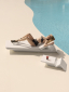 Лежак пластиковый с матрасом Vondom Rest Basic полиэтилен, ткань Фото 10