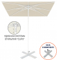 Зонт пляжный со стационарной базой THEUMBRELA SEMSIYE EVI Kiwi Clips&Base алюминий, полиэстер бежевый Фото 1
