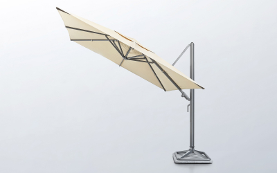 Зонт профессиональный 3х3 м Higold Levia алюминий, акрил тик, тортора Фото 25