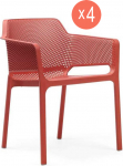 Комплект пластиковых кресел Net Set 4