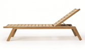 Лежак деревянный Ethimo Costes тик натуральный Фото 5
