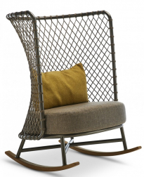 Кресло-качалка плетеное с подушками-thumbs-Фото1