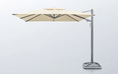 Зонт профессиональный 3х3 м Higold Levia алюминий, акрил антрацит, тортора Фото 29