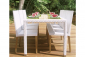 Стул плетеный Giardino Di Legno Fiji тик, искусственный ротанг белый Фото 6