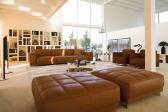 Диван модульный Rivolta Palace дерево, металл, пенополиуретан, кожа Фото 5