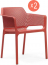 Комплект пластиковых кресел Nardi Net Set 2 стеклопластик коралловый Фото 5