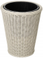 Кашпо плетеное ReeHouse Planter алюминий, ясень, олефин доминикана Фото 1