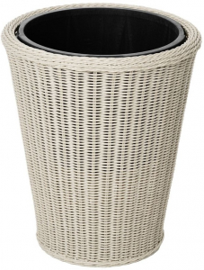 Кашпо плетеное ReeHouse Planter алюминий, ясень, олефин доминикана Фото 1