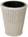 Кашпо плетеное ReeHouse Planter алюминий, ясень, олефин доминикана Фото 1