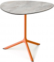 Стол ламинированный обеденный Scab Design Tripe Maxi сталь, компакт-ламинат HPL терракотовый, каменный Фото 1