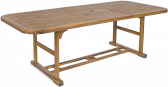 Стол обеденный раздвижной Garden Relax Noemi акация коричневый Фото 1
