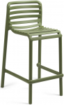 Стул пластиковый полубарный Doga Stool Mini